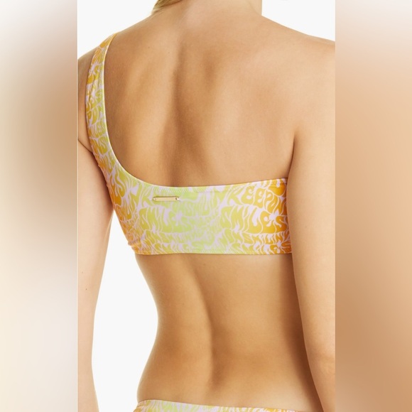 Stella McCartney Smile One-Shoulder Bikini Top - Picture 2 of 9